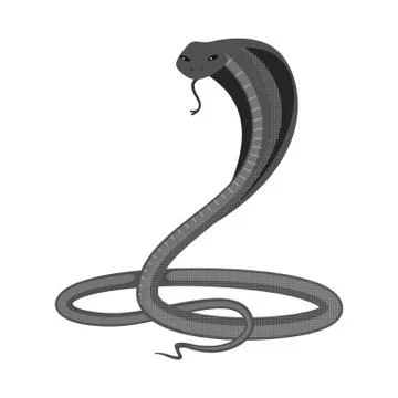 Vector design of harm and bite icon. Collection of harm and reptile stock symbol Stock Illustration