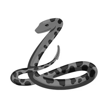 Vector design of harm and bite symbol. Collection of harm and reptile stock Stock-Illustration