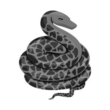 Vector design of harm and bite sign. Collection of harm and reptile vector icon Stockillustratie