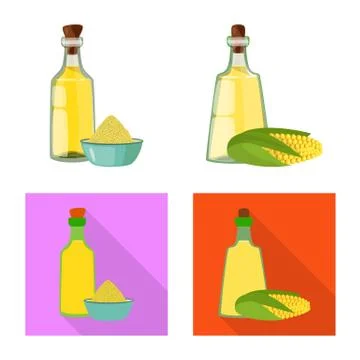 Vector design of healthy and vegetable icon. Set of healthy and agriculture Stock Illustration