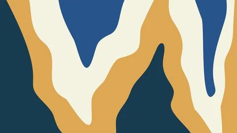 Vector design illustration of an abstract blue and yellow beach background .. Illustrazione stock