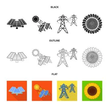 Vector design of innovation and technology sign. Collection of innovation and イラスト素材