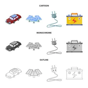 Vector design of innovation and technology logo. Collection of innovation and Stock Illustration