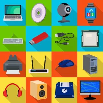 Vector design of laptop and device sign. Collection of laptop and server stock 스톡 일러스트