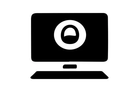 Vector Design Laptop Icon Style For Tech Applications Ilustração Stock