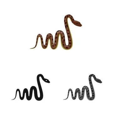 Vector design of mammal and danger logo. Collection of mammal and medicine Stock-Illustration
