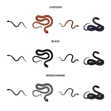 Vector design of mammal and danger logo. Collection of mammal and medicine stock Stock Illustration