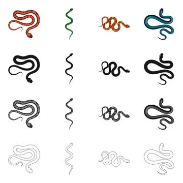 Vector design of mammal and danger sign. Collection of mammal and medicine stock Illustrazione stock