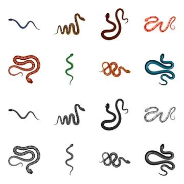 Vector design of mammal and danger symbol. Set of mammal and medicine stock Illustrazione stock