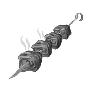 Vector design of meat and ham icon. Collection of meat and cooking vector icon Stock Illustration