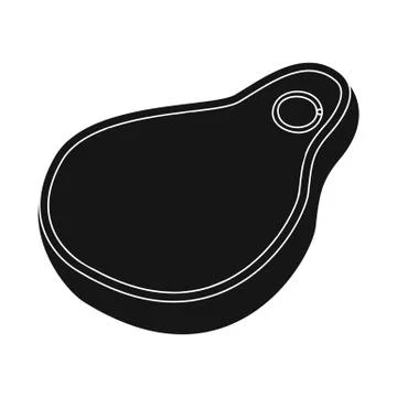 Vector design of meat and ham logo. Collection of meat and cooking stock vector Stock Illustration