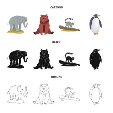 Vector design of nature and fun icon. Collection of nature and entertainment Stock Illustration