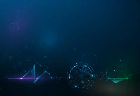 Vector design network communication technology Stock Illustration