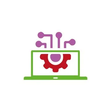 Vector Design Operational Technology Icon Style Stock Illustration