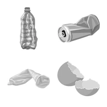 Vector design of order and recycling icon. Collection of order and sort stock Stock Illustration