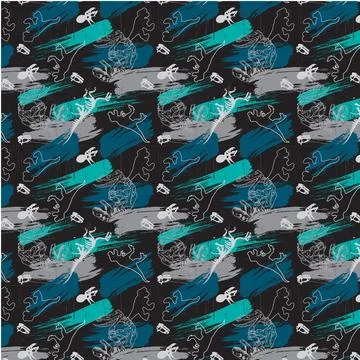 Vector design pattern animal dinosaur Illustrazione stock
