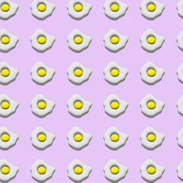 Vector design pattern egg morning pastel colors Illustrazione stock