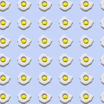 Vector design pattern egg morning pastel colors Stock Illustration