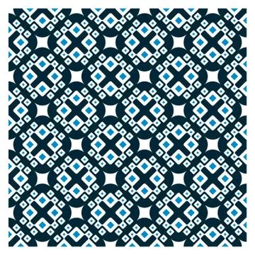 Vector design patterns in dark blue and light blue modern unique Stock Illustration