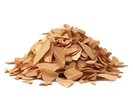 Vector design of pile leaves Stock Illustration