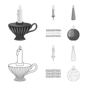 Vector design of relaxation and flame logo. Collection of relaxation and wax イラスト素材