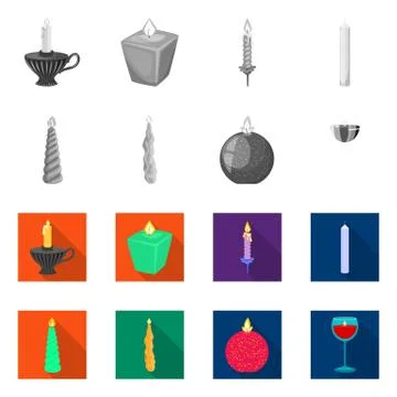 Vector design of relaxation and flame symbol. Collection of relaxation and wax イラスト素材