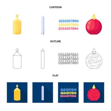 Vector design of relaxation and flame logo. Collection of relaxation and wax イラスト素材