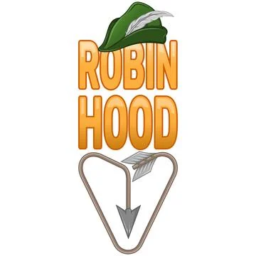 Vector Design of Robin Hood Hat with Date 스톡 일러스트