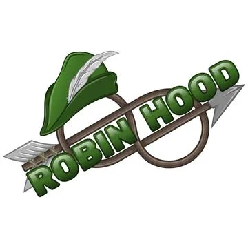 Vector Design of Robin Hood Hat with Date Stockillustratie