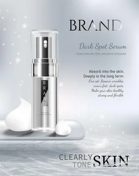 Vector design of Skin care package On the sea floor. Stock Illustration