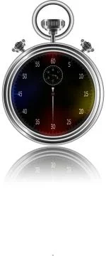 Vector design of stopwatch 스톡 일러스트