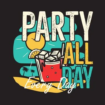 Vector design for summer vacation t shirt Stock Illustration