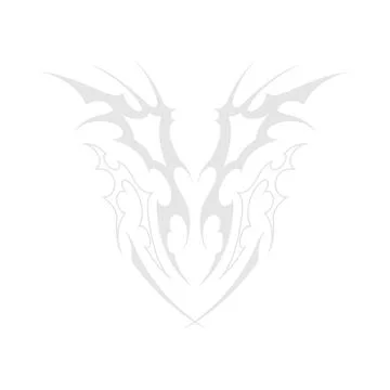 Vector design of symmetrical pattern in neo tribal style, gray color. 스톡 일러스트