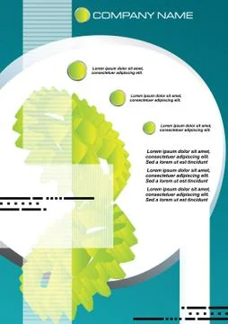 Vector design template of business letterhead Stock Illustration