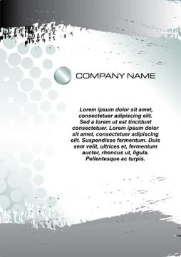 Vector design template of business letterhead Stock Illustration