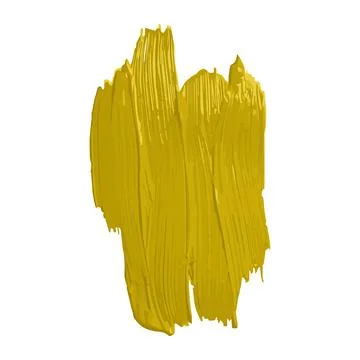 Vector design texture of acrylic paint with a golden brush stroke. Artistic d Stock Illustration