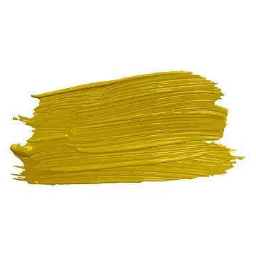 Vector design texture of acrylic paint with a golden brush stroke. Artistic d Stock Illustration