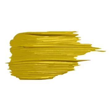 Vector design texture of acrylic paint with a golden brush stroke. Artistic d Stock Illustration