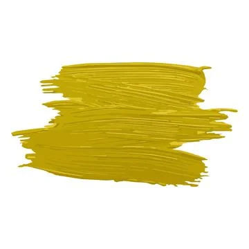 Vector design texture of acrylic paint with a golden brush stroke. Artistic d Stock Illustration