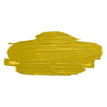 Vector design texture of acrylic paint with a golden brush stroke. Artistic d Stock Illustration