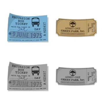 Vector design of ticket and admission icon. Set of ticket and event stock vector Ilustración de archivo