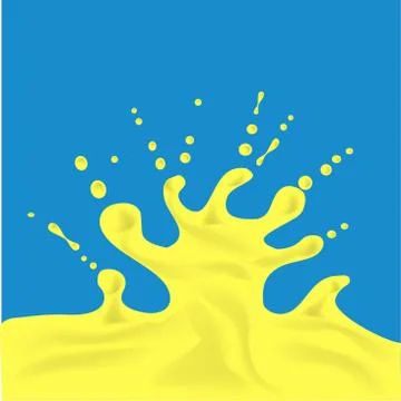 Vector design. Transparent orange liquid splash. Vegetarian food. Juice backg 스톡 일러스트