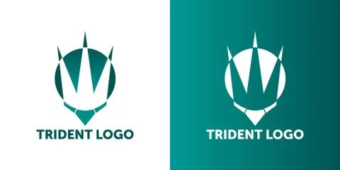 Vector design of trident and poseidon sign. Set of trident and sea vector icon Stock Illustration