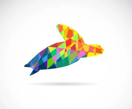 Vector design of turtle Illustrazione stock