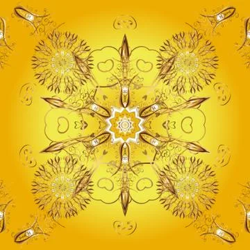 Vector design. Vintage pattern with arabesques. Traditional classic ornament. Se イラスト素材