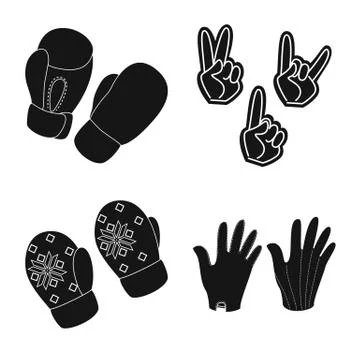 Vector design of warm and comfort symbol. Set of warm and style vector icon for Stock Illustration