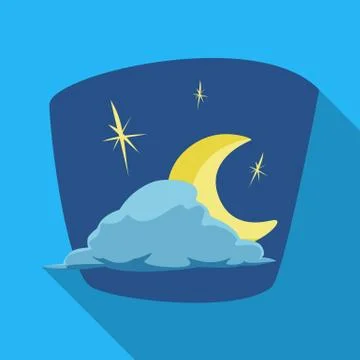 Vector design of weather and climate symbol. Set of weather and cloud stock イラスト素材