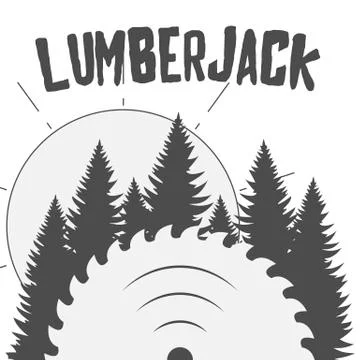 Vector Design of woodwork Postcard Stock Illustration