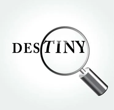 Vector destiny concept illustration Stock Illustration