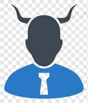 Vector Devil Icon on Chess Transparent Background Illustrazione stock